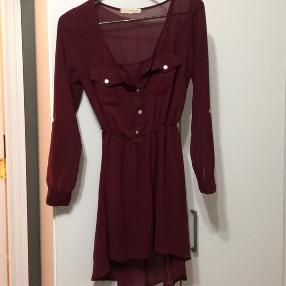 Layered Silk Dress - Picture 2 of 3